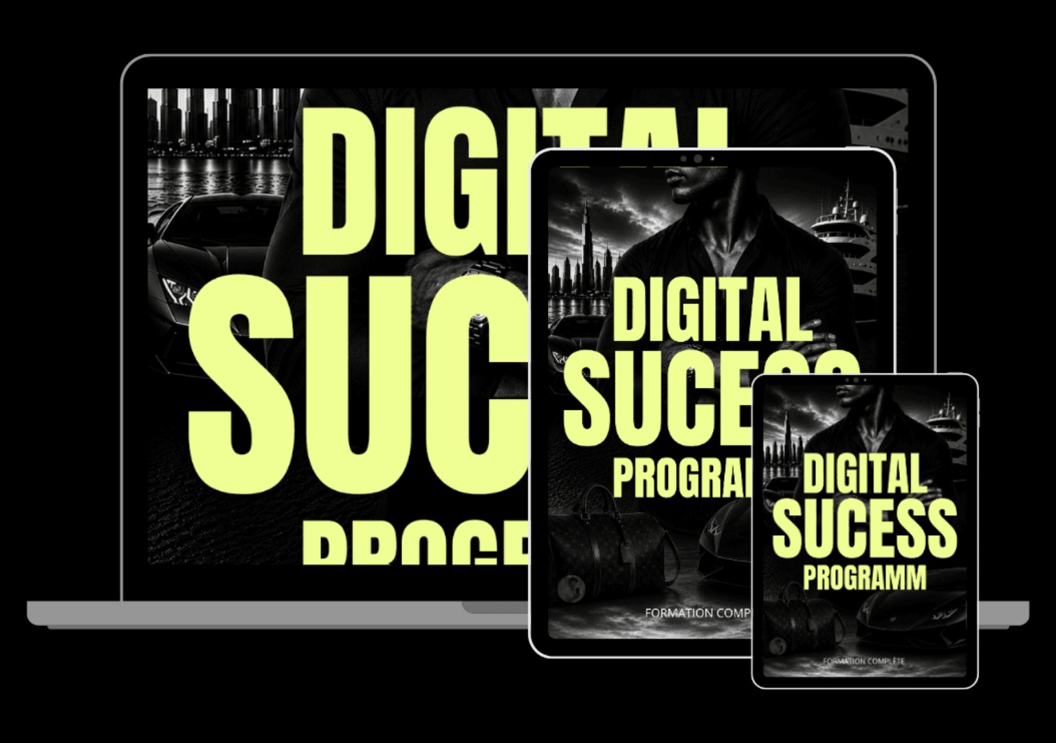 Digital Success Program sur ordinateur, tablette et smartphone